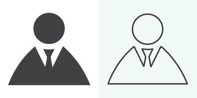 people icon set. person icon vector. User Icon vector