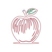 manzana vector icono. manzana icono colocar. manzana símbolos para tu web diseño. icono logo, aplicación, ui manzana icono vector ilustración