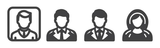 people icon set. person icon vector. User Icon vector. vector