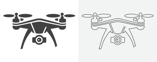 Drone black icon. Vector drone icon black design. drone icon symbol design drone icon or logo isolated sign symbol vector illustration black drone on white background vector art