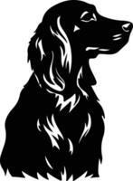 Gordon Setter  silhouette portrait vector