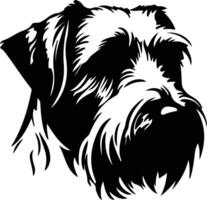 sealyham terrier silueta retrato vector