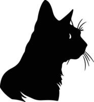 Cyprus Cat  silhouette portrait vector