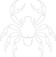arthropod  outline silhouette vector