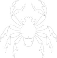 arthropod  outline silhouette vector