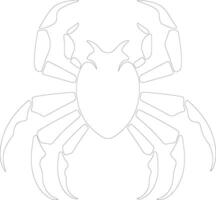 artrópodo contorno silueta vector