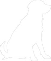 companiondog outline silhouette vector