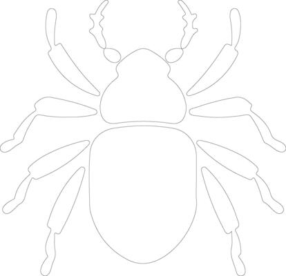 bug outline silhouette