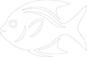 dory    outline silhouette vector