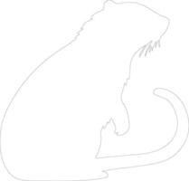 mammal  outline silhouette vector