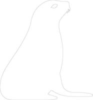 sealion   outline silhouette vector