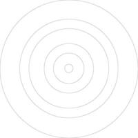 target outline silhouette vector