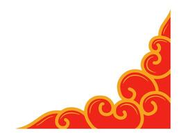 Chinese New Year Frame Border Background vector