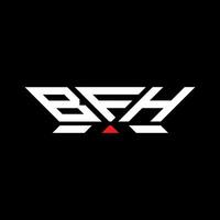 BFH letter logo vector design, BFH simple and modern logo. BFH luxurious alphabet design