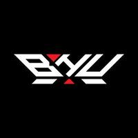bhu letra logo vector diseño, bhu sencillo y moderno logo. bhu lujoso alfabeto diseño