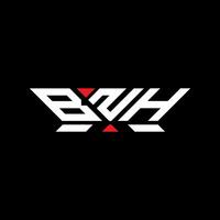 bnh letra logo vector diseño, bnh sencillo y moderno logo. bnh lujoso alfabeto diseño
