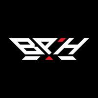 bph letra logo vector diseño, bph sencillo y moderno logo. bph lujoso alfabeto diseño
