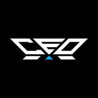 CEO letra logo vector diseño, CEO sencillo y moderno logo. CEO lujoso alfabeto diseño
