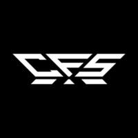 CFS letter logo vector design, CFS simple and modern logo. CFS luxurious alphabet design