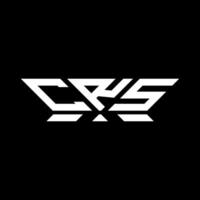 CRS letter logo vector design, CRS simple and modern logo. CRS luxurious alphabet design
