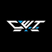cwt letra logo vector diseño, cwt sencillo y moderno logo. cwt lujoso alfabeto diseño