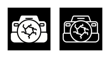 icono de vector de cámara dslr