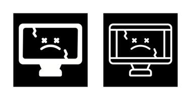 icono de vector de computadora