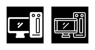 Desktop Computer Vector Icon