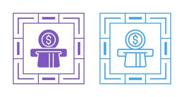 Automated Teller Machine Vector Icon