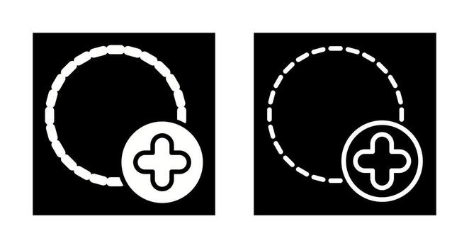 selección vector icono