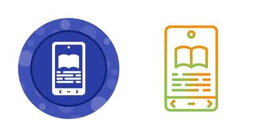 E book Reader Vector Icon