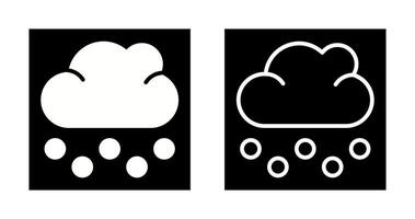 icono de vector de nube