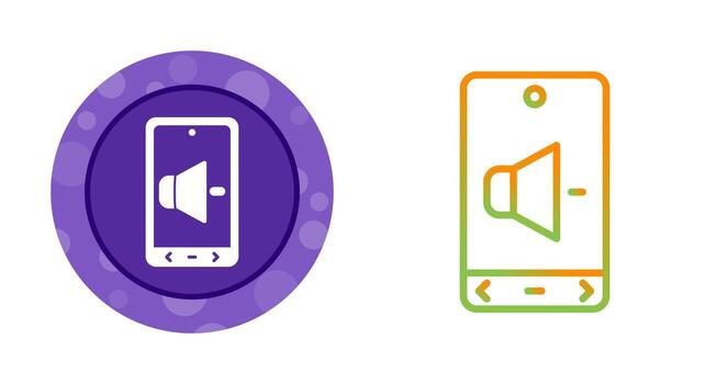 Volume Down Vector Icon