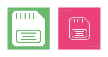 Memory Card Vector Icon