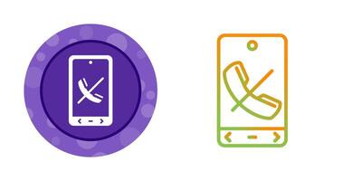 Call End Vector Icon
