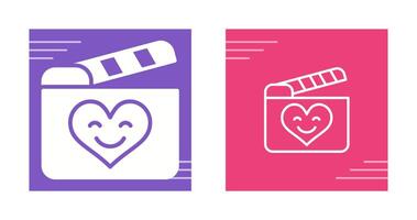 Romantic comedy movie Vector Icon