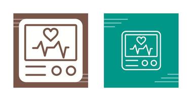Heart Rate Monitor Vector Icon