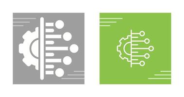 icono de vector de integración de datos