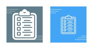 Clipboard Checklist Vector Icon