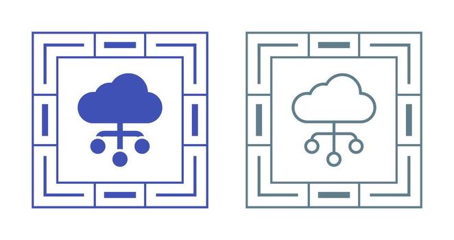 Cloud Computing Vector Icon