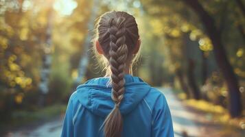 AI generated Serene Morning Run photo