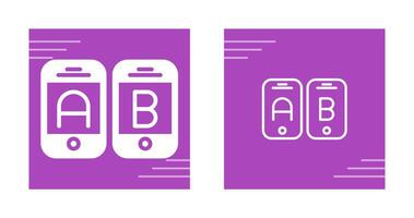 A B Testing Vector Icon