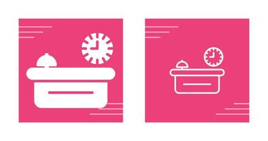 Customer Service Counter Vector Icon