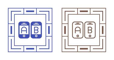 A B Testing Vector Icon
