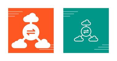 Multi-Cloud Vector Icon