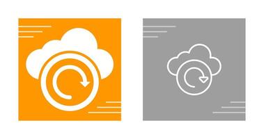 Cloud Backup Vector Icon