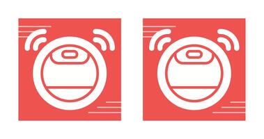 Robot Vacuum Cleaner Vector Icon