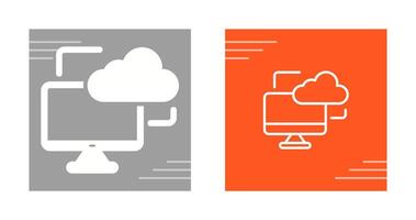 Cloud Monitoring Vector Icon