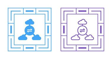 Multi-Cloud Vector Icon