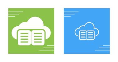 Cloud Training Vector Icon